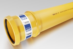  Das neu entwickelte Kanalrohrsystem Awadukt HPP (High Performance Pipe) verfügt über sehr hohe Sicherheitsreserven 