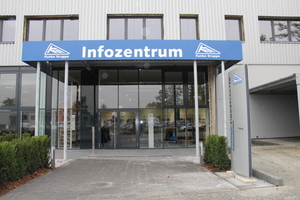  Neues Infozentrum in Hamm-Uentrop mit Vorführhalle, Konferenzräumen und einem speziell konzipierten Außenbereich, in dem sich Produkte in der praxisnahen Anwendung erleben lassen.   
