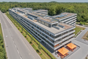  Das Studentenwohnheim „UNIty ß”, Freisinger Landstraße 84 – 90, beinhaltet 482 komfortable Apartments sowie eine Tiefgarage. 