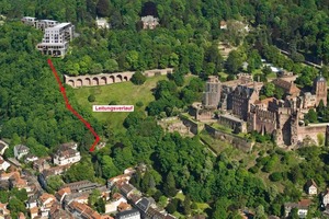  In einer der größten „Idyllen“ Deutschlands, aber zugleich in bautechnischer Extremlage, fand die Sanierung einer der Hauptentwässerungsleitungen des Heidelberger Schlosses statt 