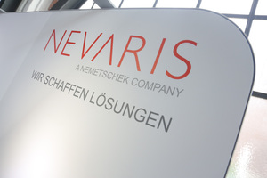  Software-Anbieter und engagierter Wettbewerbs-Partner Nevaris nutzte die Gelegenheit, die hochkarätigen Besucher über seine leistungsstarken Produkte zu informieren. 