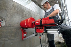  Die neuen Bohrkronen der H-Linie mit Equidist-Technologie von Hilti weisen beste Bohreigenschaften unter schwersten Bedingungen auf. 