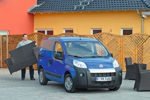  Der Fiat Fiorino – Van of the year 2008 – soll Ende des Jahres als Elektro-Fahrzeug auf den Markt kommen 