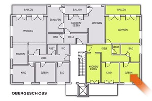  oben: Wohnhaus in München-Germering: Die Luftschalldämmung zwischen oberem und unterem Eltern-Wohnraum erfüllt die Empfehlungen für einen erhöhten Schallschutz gemäß Beiblatt 2 zu DIN 4109links: Erhöhter Schallschutz: Am geplanten Mehrfamilienhaus in München-Germering führte das unabhängige Ingenieurbüro „ig-bauphysik“ aus Ottobrunn eine Messung zur Schalldämmung in Ziegel-Mehrfamilienhäusern durch 