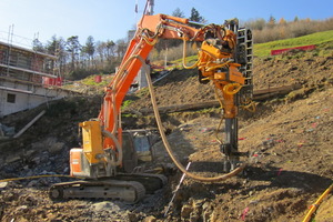  Die Anbau-Bohrlafetten von Morath zur Schnellwechslermontage lassen sich dank Modulbauweise abhängig von örtlichen Gegebenheiten, Geologie, Bohrverfahren, Bohrdurchmesser und -tiefe konfigurieren 