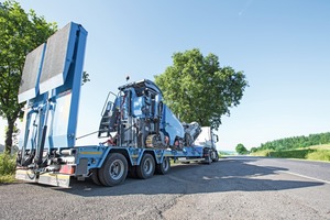  Durch ihre kompakten Abmessungen und ihr geringes Gewicht lässt sich die Wirtgen W 100 CFi problemlos transportieren. Ideal, um an einem Tag gleich mehrere Baustellen abzuwickeln. 