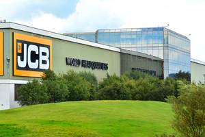  Der Sitz des weltweit drittgrößten Baumaschinen-Herstellers JCB liegt in Rocester, England.  