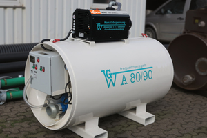  Grundwasserabsenkungsanlage GWA 80/90 mit einer frequenzgeregelten Mink MV 0080 C Klauen-Vakuumpumpe von Busch. 