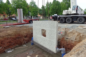  Maßgeschneiderte Beton-Fertigteile kamen beim Projekt „Vernässungssituation der Stadt Ballenstedt“ zum Einsatz.  