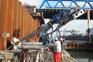  SM-17 auf der Baustelle am Vinckekanal 