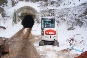  Arbeit in Eis und Schnee und im Tunnel 