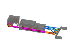  Kraftwerkskühlung in 3D:-Vor- und Rücklaufsystem des GDF SUEZ-Steinkohlekraftwerks Wilhelmshaven 
