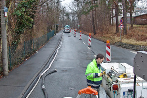  Da einige Straßenabschnitte während der Sanierungsmaßnahme einseitig gesperrt werden mussten, wurde auf eine schnelle Bauabwicklung seitens des Auftraggebers größter Wert gelegt. 