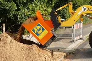  Der Finliner ist um 90° schwenkbar. So kann er problemlos mit Material beladen werden. 