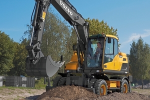  Neuer Volvo-Mobilbagger EW 140D 