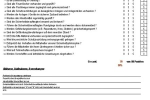  Bild 7: Checkliste für Arbeitssicherheit 