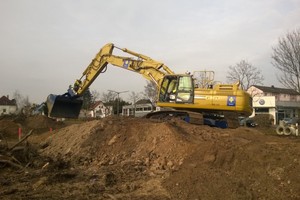  Der Doosan DX340 LCbei Depenbrock im Einsatz 