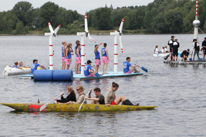  Bereits zum 14. Mal findet dann die Betonkanu-Regatta der deutschen Zement- und Betonindustrie statt 