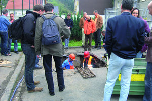  Schon vor Beginn der Veranstaltung können die Fachbesucher eine Baustelle besichtigen    Foto: SGL 