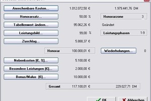  1 Berechnung nach HOAI 20092 Berücksichtigung der vorhandenen Bausubstanz beim Umbauzuschlag3 Definition von Boni und MaliAbbildungen: Kobold 