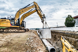  Mit einer automatischen Leerlaufabschaltung in dieselbetriebenen Baumaschinen hat Wolff &amp; Müller seinen Maschinenpark wesentlich effizienter gemacht. 