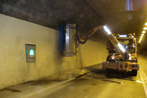  Die jährliche Tunnelreinigung dauert drei bis vier Nächte 