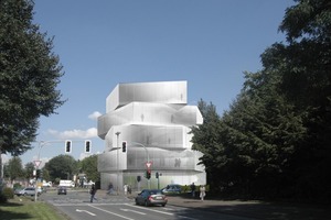  Architektengrafik: So wird sich das moderne Gebäude bald darstellen 