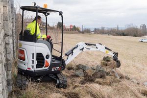  Der Bobcat E17Z ist extrem kompakt gebaut. 