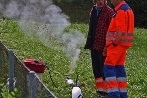  Schnell, zuverlässig und wirtschaftlich: Die Härtung des Liners mit 70° C heißem DampfFotos: VFG 