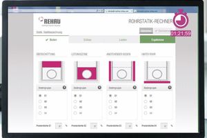  Als neuen Kundenservice bietet Rehau nun einen Rohrstatik-Rechner für die Hochlast-Kanalrohrsysteme Adadukt HPP SN10 und SN16 an. 