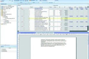  Beispielhafter Screenshot von California.Pro – LV-Berarbeitung mit LangtextAbbildung: G&amp;W Software Entwicklung GmbH, München 
