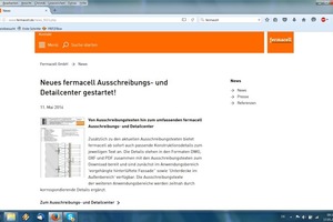  Im Fermacell Ausschreibungs- und Detailcenter können Planer und Architekten unter www.fermacell.de/downloads ab sofort Konstruktionsdetails, Ausschreibungstexte und Auszüge der Prüfzeugnisse für Fermacell und Fermacell Aestuver gebündelt in einer Datenbank abrufen. 