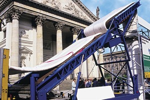  Inversion eines Schlauchliners am Gendarmenmarkt in Berlin 