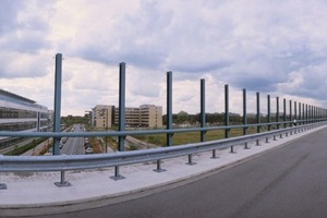  1 Beim Bau der BAB A 281 bei Bremen sind auf der gesamten Länge der Neubaustrecke aktive Schallschutzmaßnahmen vorgesehen 