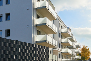  Die barrierefreien Wohnungen von 70 bis 130 Quadratmetern erfüllen dank Leichtbeton-Mauerwerk höchste Ansprüche an Schall- und Wärmeschutz.   