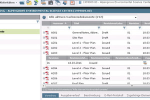  Das Revisionsmanagement für Nachweisdokumente für Überprüfung, Genehmigung und Bau ist standardisiert. Anwender können die aktuellen Zeichnungsrevisionen durchsuchen, in interaktiven Vorschauen anzeigen und zudem mit früheren Revisionen grafisch vergleichen. 