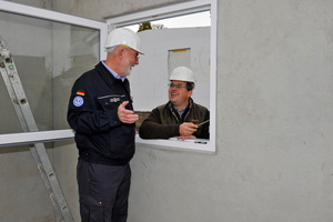  Die beiden Initatoren im Gespräch: Dipl-Ing. Peter Görgen (links) und Dipl.-Ing. Martin Hachmeister (rechts im Bild). 