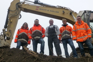  Mit BPO Erdbau dokumentiert Wolff &amp; Müller die Erdbewegungen auf der Großbaustelle für die Bundesgartenschau 2019 in Heilbronn. 