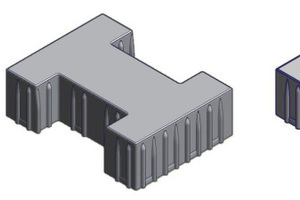  Wie der Name schon sagt: Das H3-Pflaster ist ein 3-Steine-System: links Anfangsstein, mitte Normalstein, rechts Ökostein 