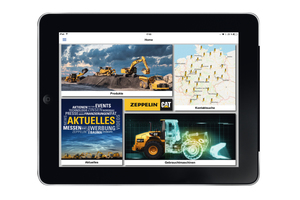  Genauso wie die neue Zeppelin-Cat-App für das iPhone liefert die kostenlose Version für das iPad Daten zu neuen und gebrauchten Baumaschinen sowie zum Unternehmen und seinen geschäftlichen Aktivitäten 
