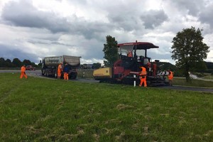  Bei Regensburg wurden mehrere Asphalteinsätze mit BPO ausgeführt. 