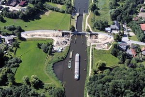  Im Südosten von Schleswig-Holstein entsteht derzeit Deutschlands erste Straßenbrücke mit integrierter FahrbahnbeheizungFoto: Echterhoff-Baugruppe, Hamburg 