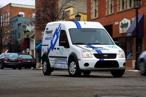  Ab 2011 ist der Ford Transit Connect Electric auch in Europa erhältlich 