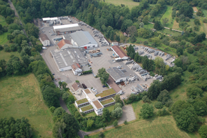  Birco-Stammsitz im Herrenpfädel, Baden-Baden: eine Hightech-Produktionsstätte mitten im Grünen. 