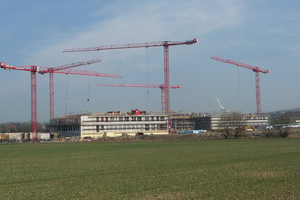  Das neue AGAPLESION EV. KLINIKUM SCHAUMBURG, in dem zukünftig die drei Schaumburger Krankenhäuser zusammengeführt werden, nimmt Gestalt an.  