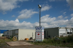  Neben den Baumaschinen behält BauWatch auch die Baucontainer im Blick. 