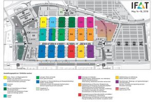  Die beiden neu errichteten Hallen, C5 und C6, werden erstmals zur IFAT 2018, die von 14. bis 18. Mai stattfindet, durch Aussteller belegt sein. 