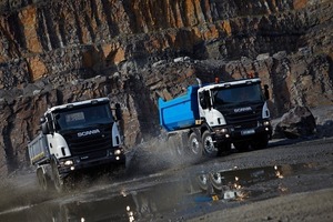  Scania bietet neue Modelle der Baureihen P und G für den Einsatz auf der Baustelle 