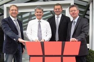  Ludger Kasperek, Vertriebsleiter Uwe Eichler, Stefan Marx, Ingo Höll (v.l.) 