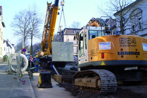  1 Insgesamt umfasst die Baumaßnahme in der Düsingstraße eine Länge von 650 m 